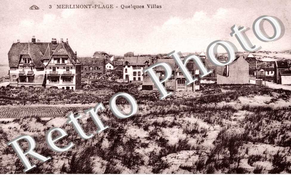 Plage - quelques villas