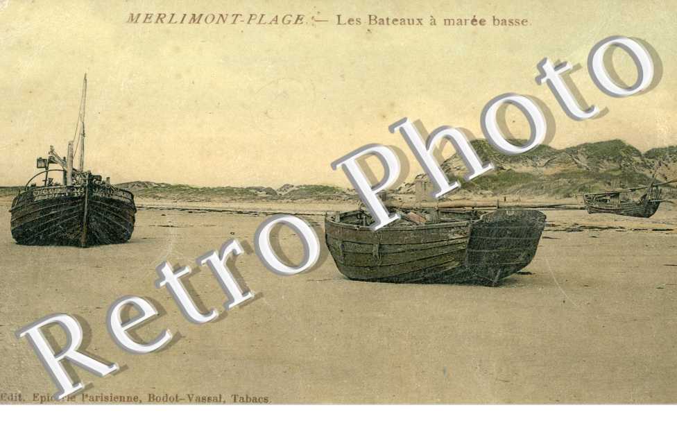 Plage - Les Bateaux a maree basse