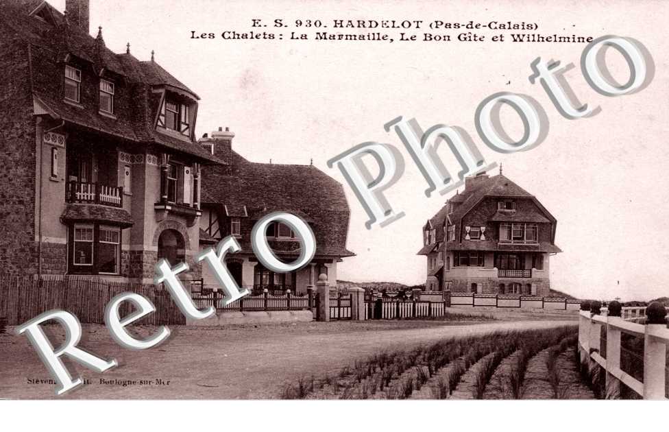 Hardelot Les chalets La marmaille, le bon gite et Wilhelmine