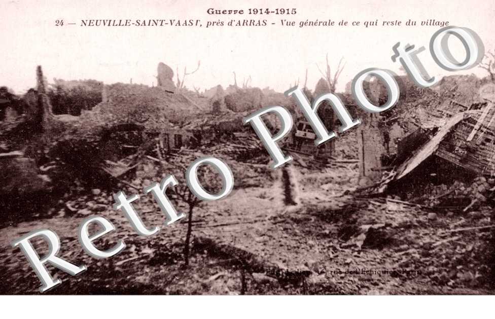 Vue generale de ce qui reste du village