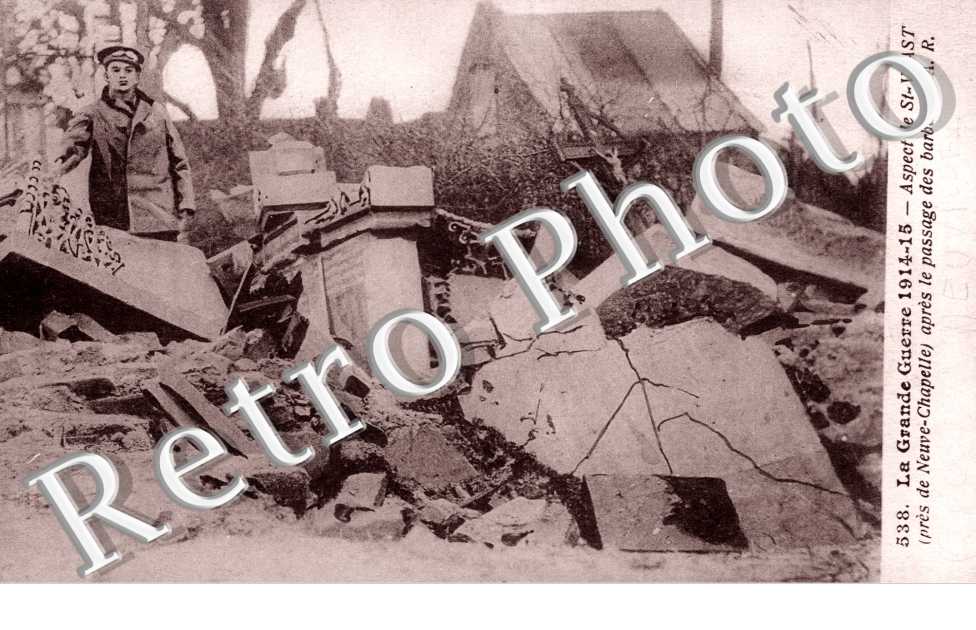 Saint-Vaast apres le passage des barbares - guerre 1914-15