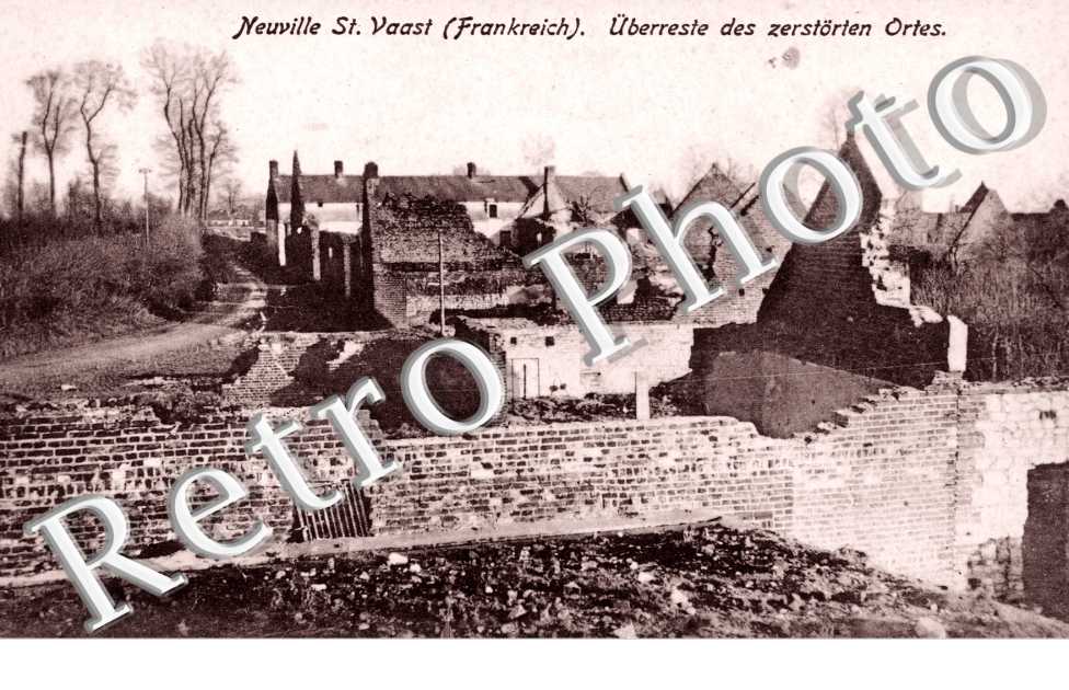 uberreste des zerstorten Ortes