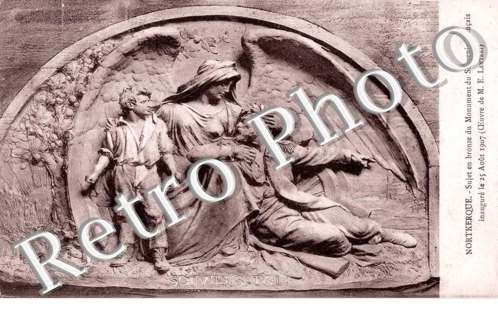 Sujet en bronze du monument du souvenir francais