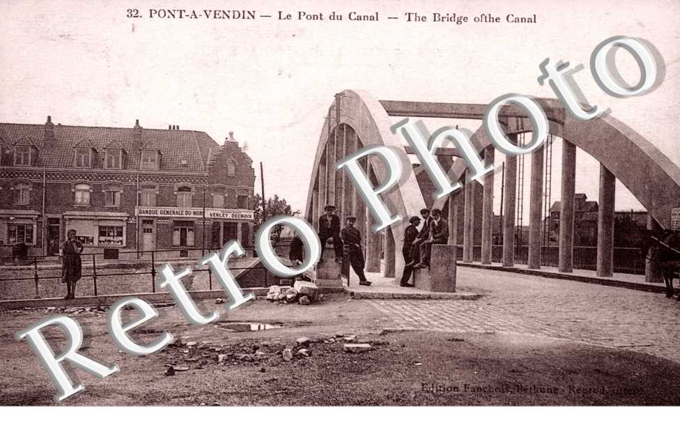 Pont du canal -  Banque generale du Nord  -  Verley Decroix