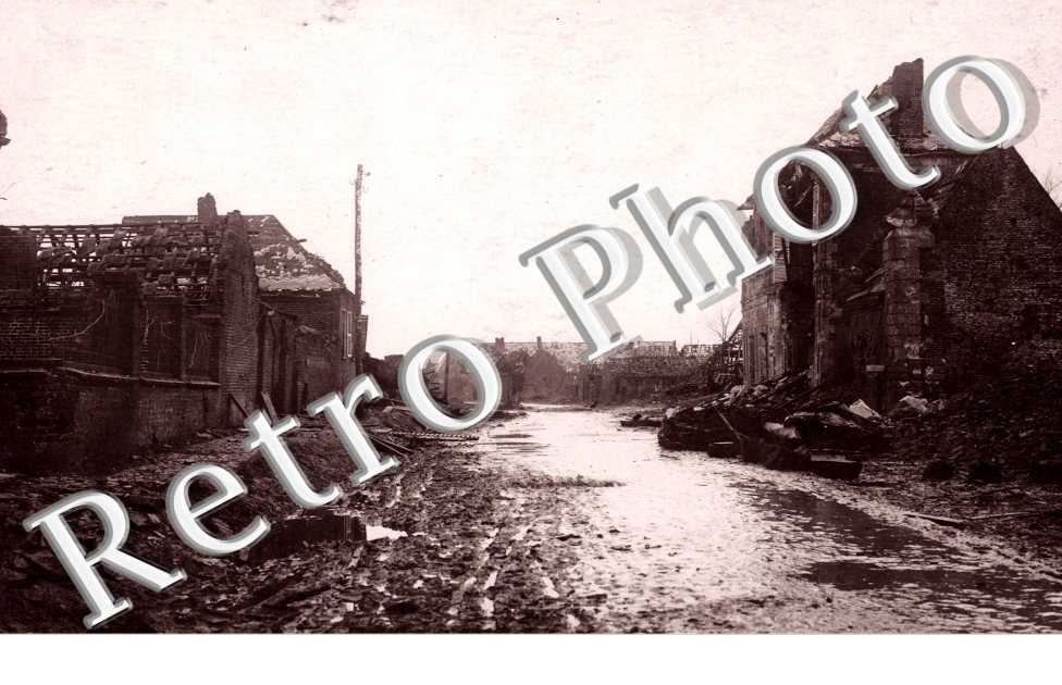 Ruines Photo militaire allemande