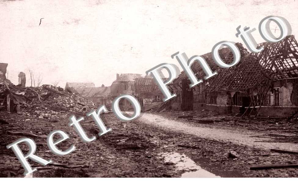 Ruines Photo militaire allemande