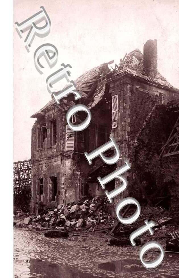 Ruines Photo militaire allemande