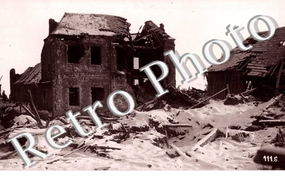 Ruines Photo militaire allemande