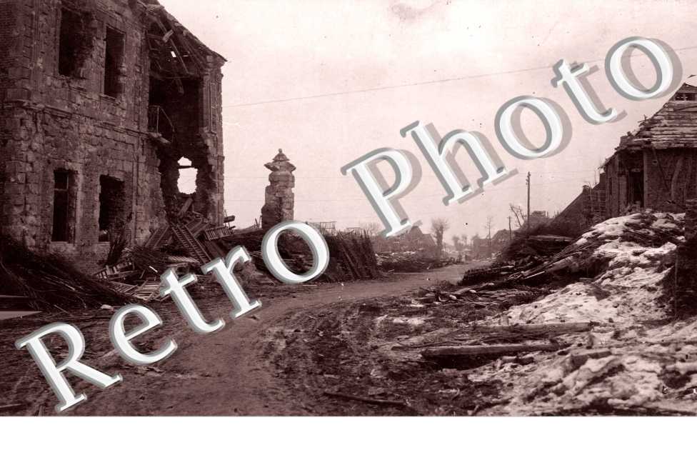 Ruines Photo militaire allemande