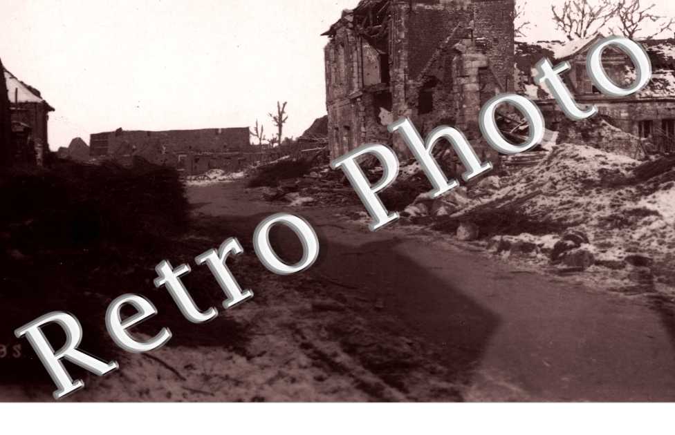 Ruines Photo militaire allemande