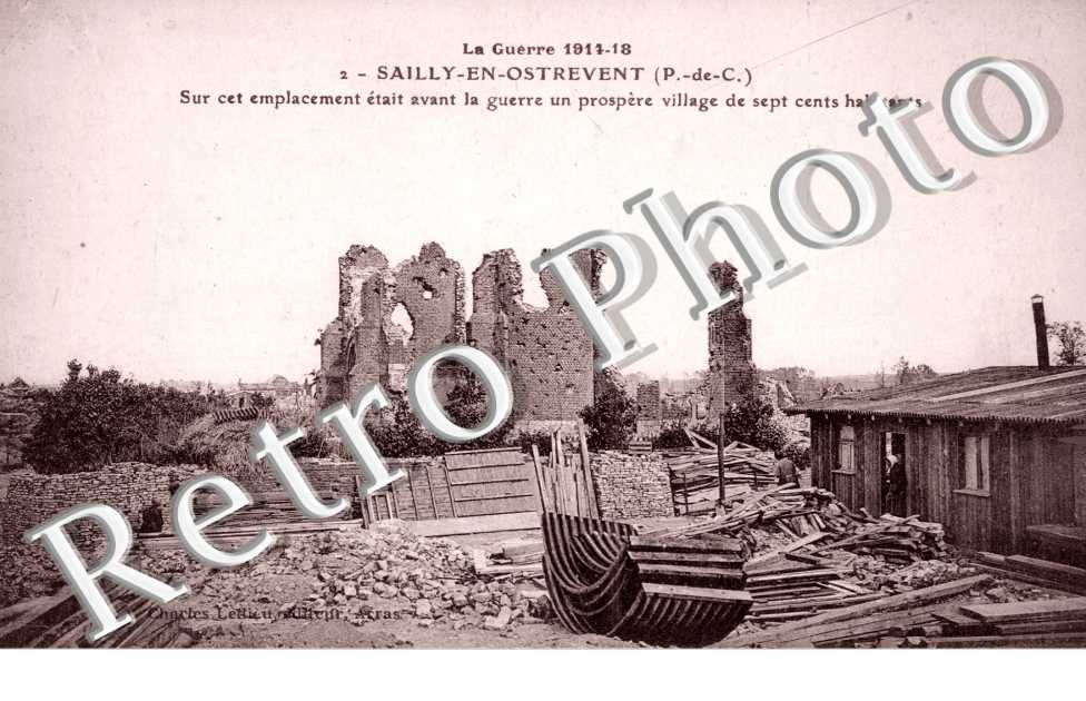 (Village apres la guerre 1914-18)