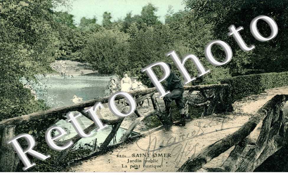 Jardin Public, le Pont Rustique