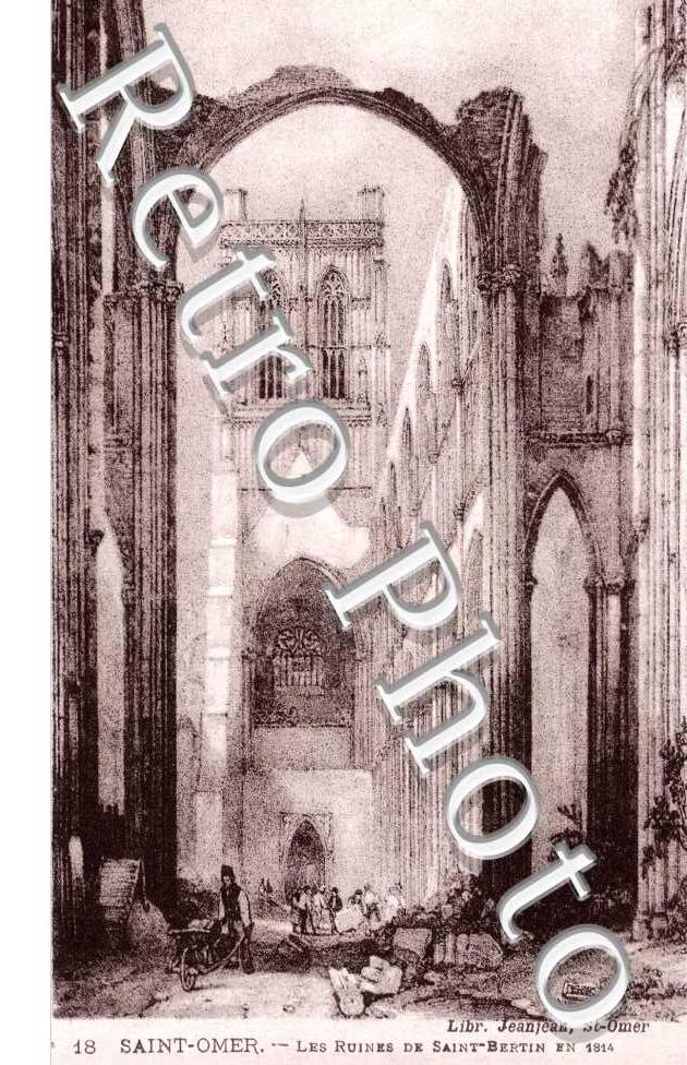 ruinesde Saint Bertin en 1814