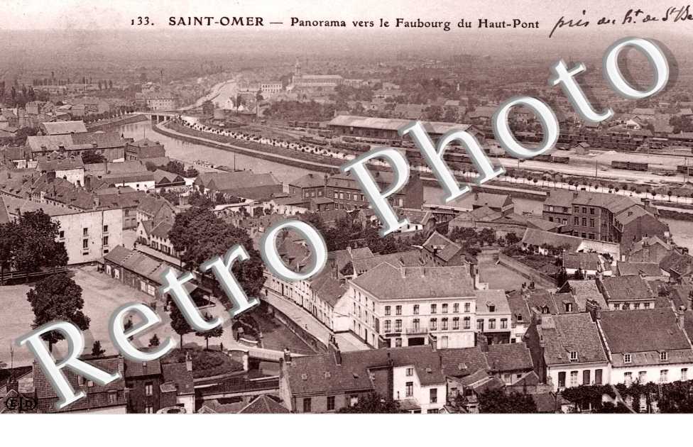 Panorama vers le Faubourg du Haut Pont