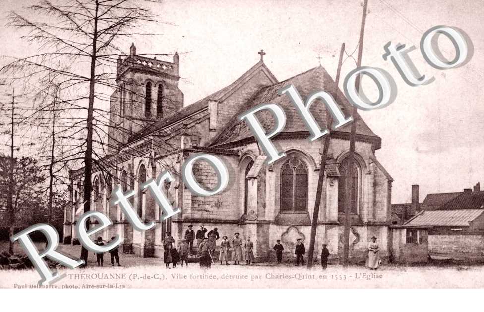 Ville fortifiee detruite par Charles-Quint  en 1553 - l&#039;eglise