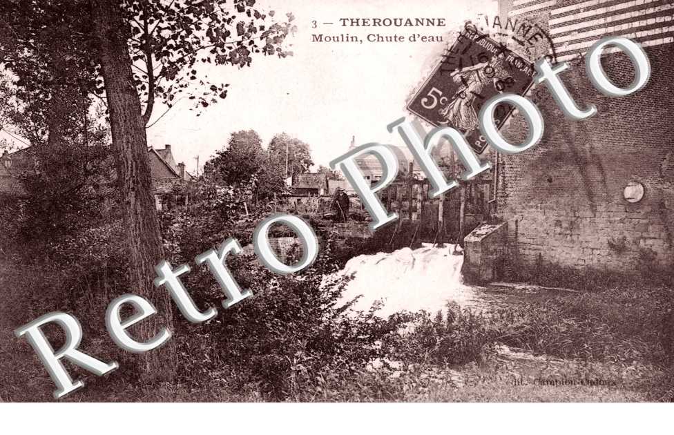 Moulin chute d&#039;eau