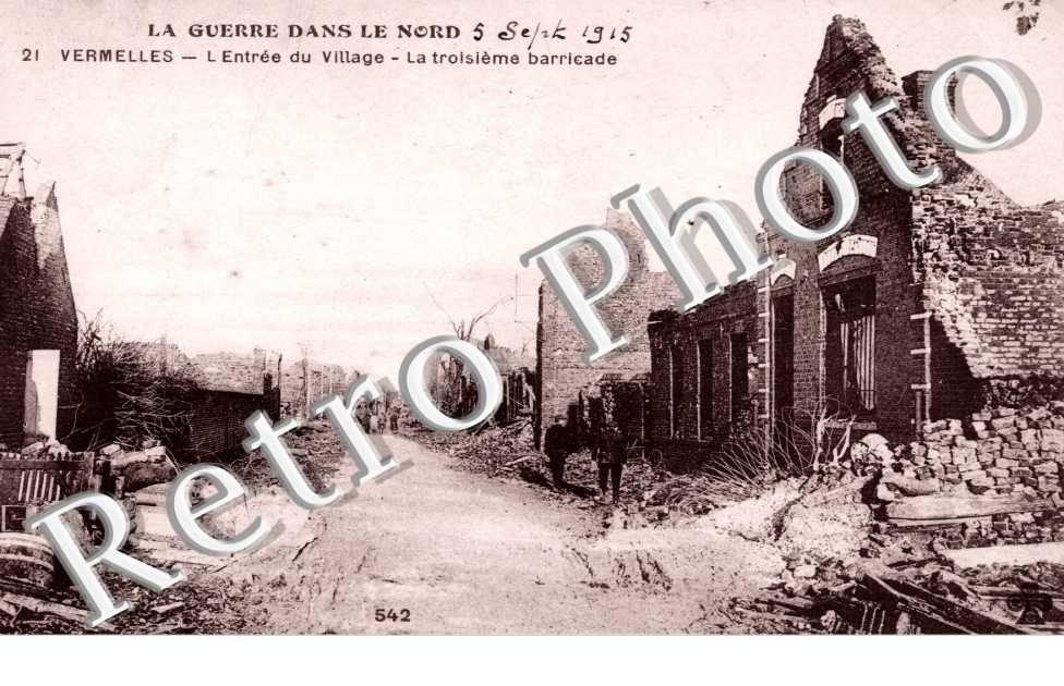 Entree du village - la troisieme Barricade