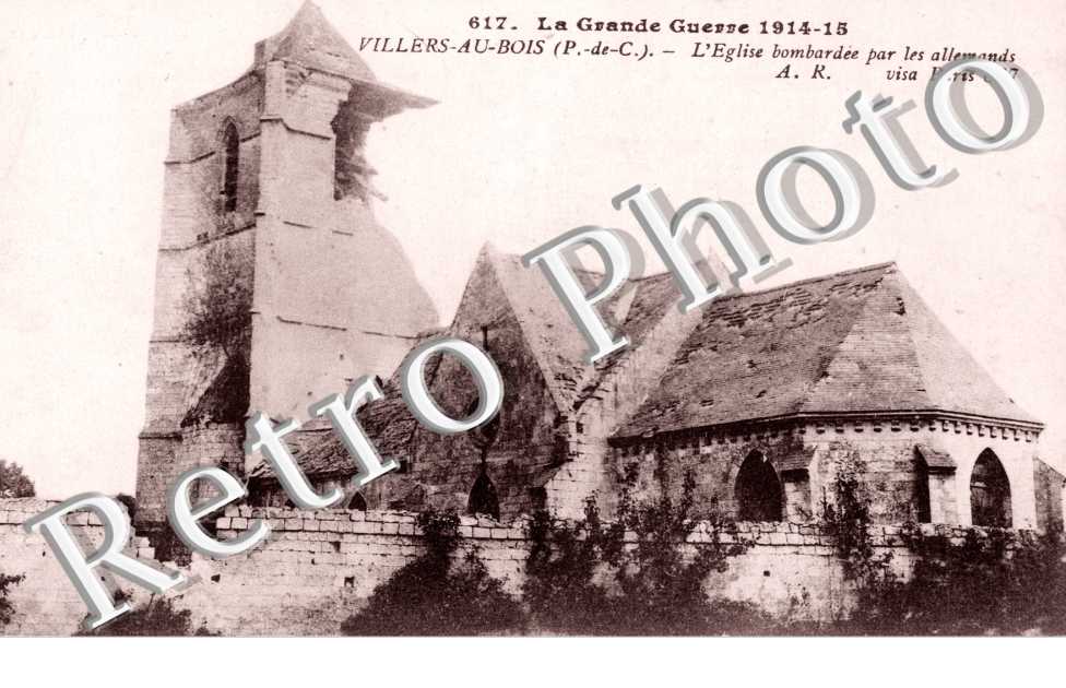 L&#039;eglise  bombardee par les allemands