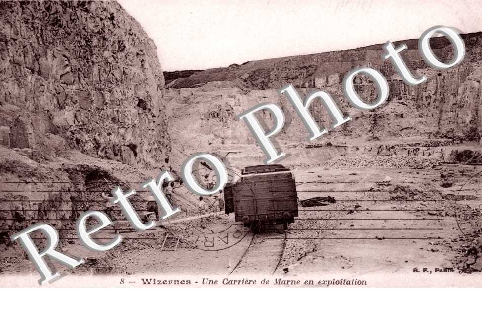 Une carriere de Marne en exploitation