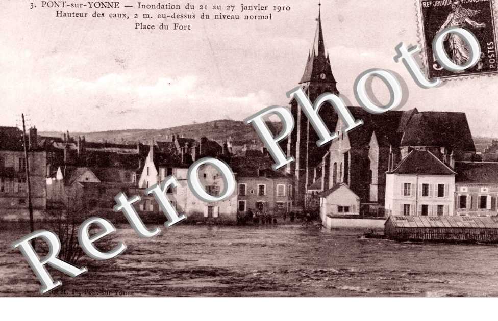 Inondation du 21 au 27 janvier 1910, Place du Fort