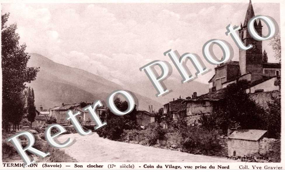 coin du village, vue prise du nord