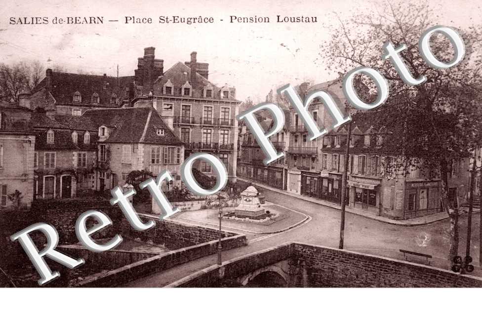 la Place Saint-Eugrace, Pension Loustau