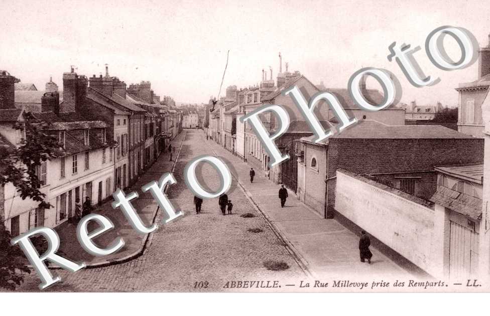 Rue Millevoye prise des Remparts
