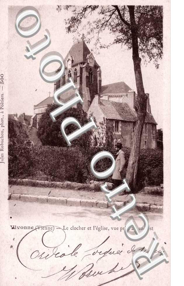 le Clocher et l'Eglise, Vue prise au Sud-Est