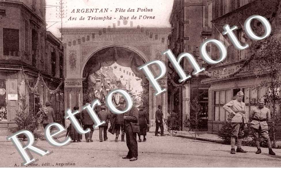 rue de l'Orne fete des poilus - arc de triomphe