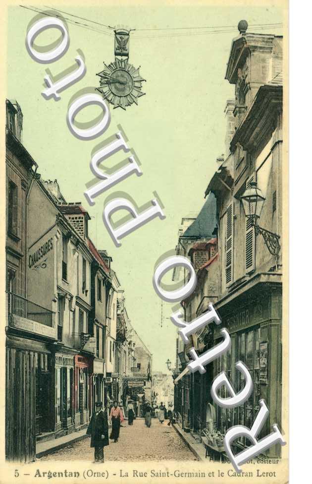 la rue St germain et le cadran Lerot