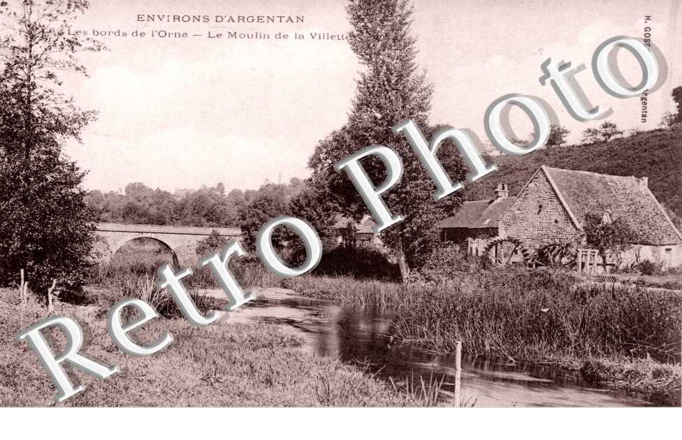 Bords de l'Orne - le moulin de la Villette