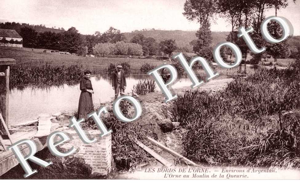 les Bords de l'Orne, l'Orne au Moulin de la Querie