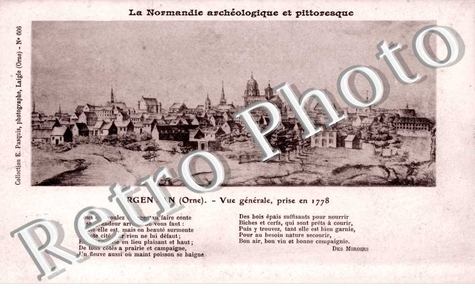 vue generale  prise en 1778