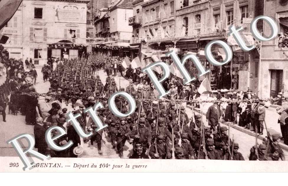 depart du 104eme pour la guerre