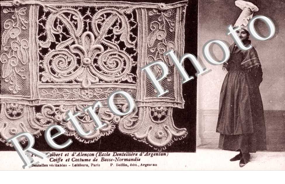 point Colbert et d'Alencon- coiffe et costume
