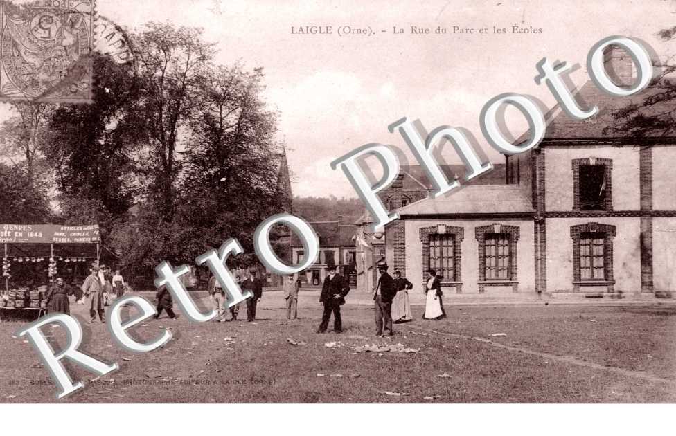 La Rue du Parc et les Ecoles
