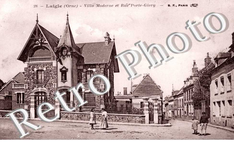 Villa Moderne et rue Porte Givry
