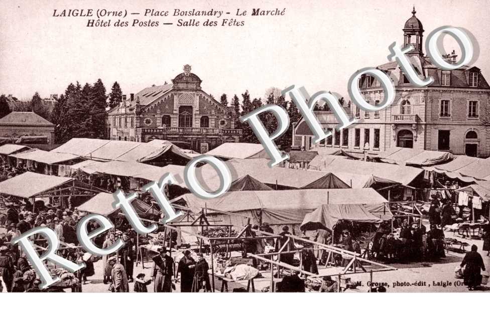 Place Boislandry, le Marche, Hotel des Postes, Salle des Fetes