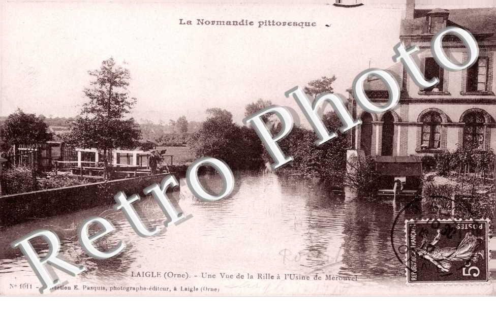 Une vue de la Rille a l&#039;usine de Merouvel