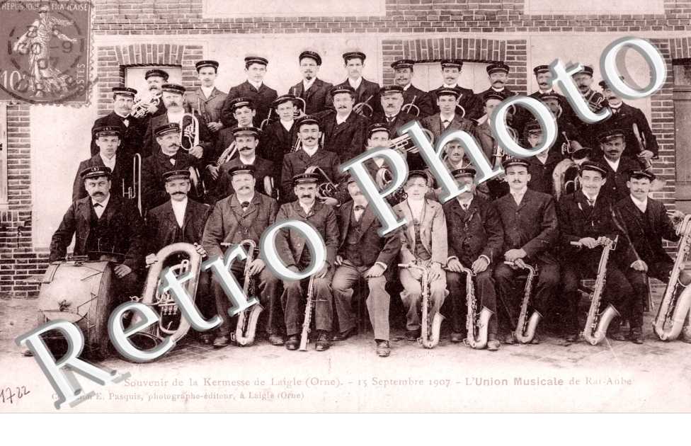 Kermesse de Laigle 15 sept 1907-Union musicale de la Rai Aube