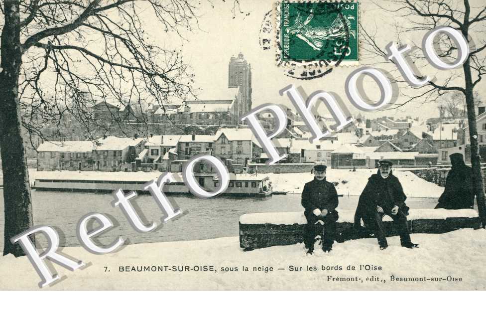 Sous la Neige, sur les bords de l&#039;Oise