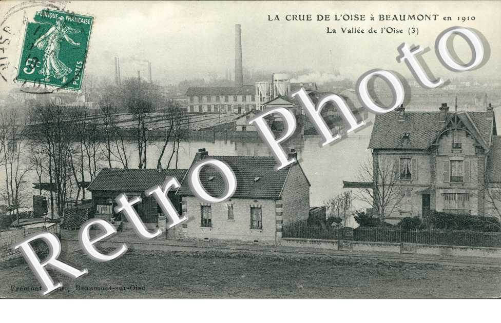 Crue de l&#039;Oise 1910, la Vallee de l&#039;Oise