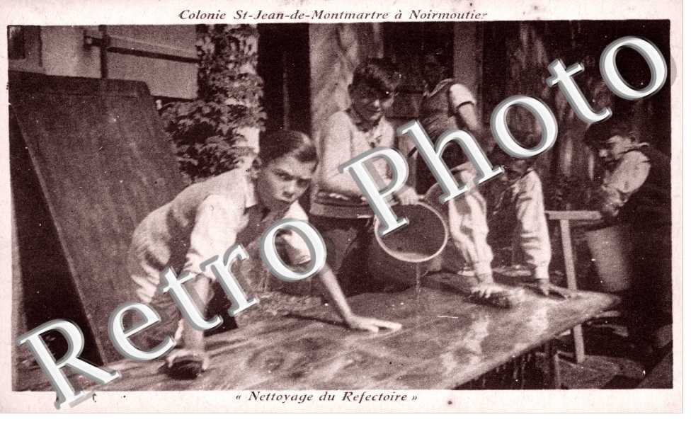 Colonie Saint Jean de Montmartre - Nettoyage du Refectoire