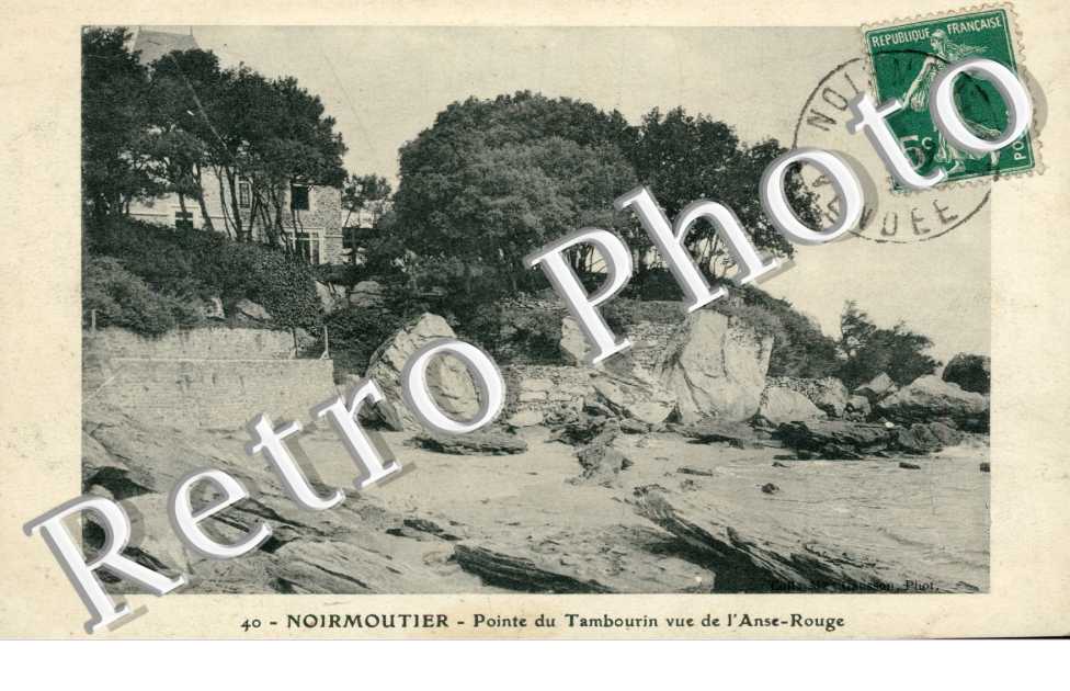 Bois de la Chaise Pointe du Tambourin vue de l&#039;Anse Rouge