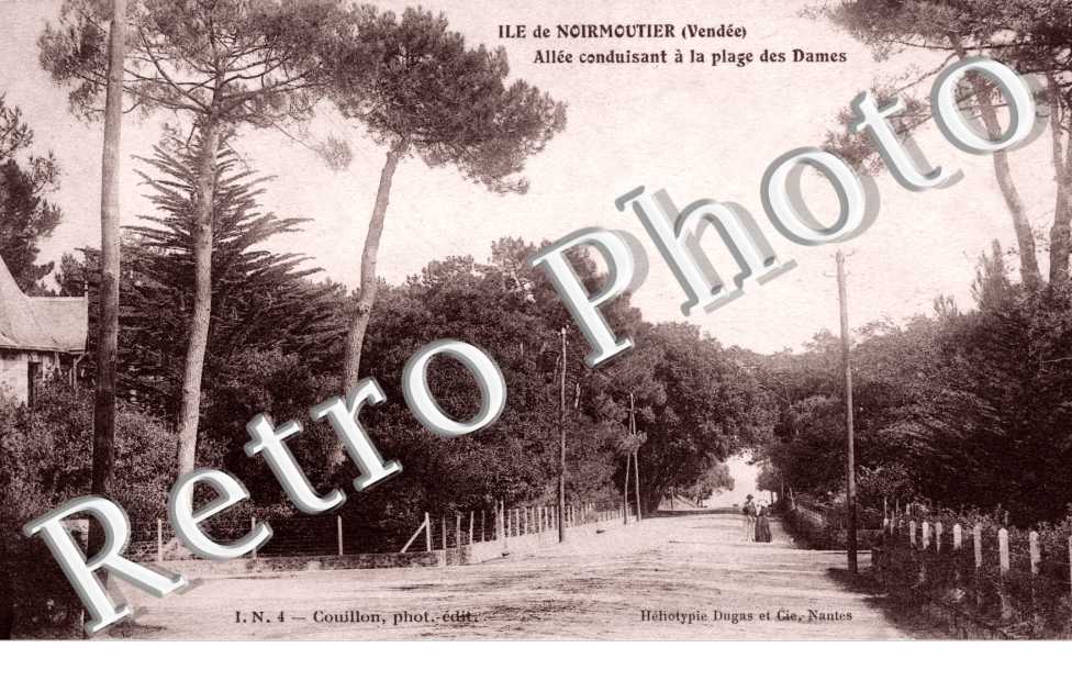 Le Bois de la Chaise Allee conduisant a la plage des dames