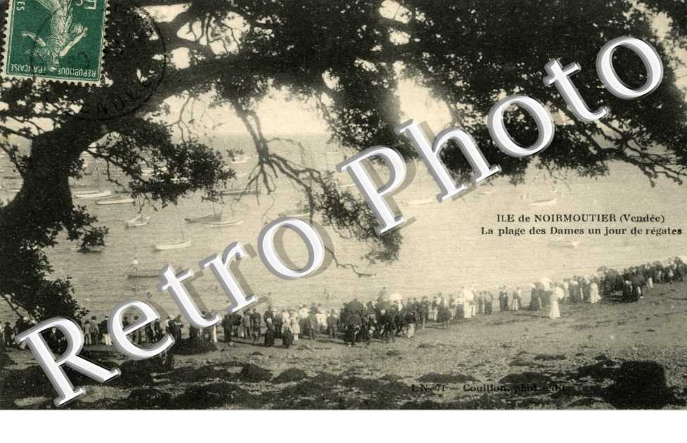 Le Bois de la Chaise Plage des Dames un jour de regates