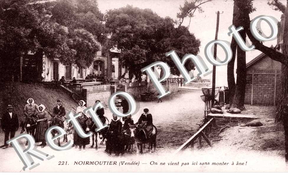 On ne Vient pas ici sans monter à âne ! Bois de La Chaise