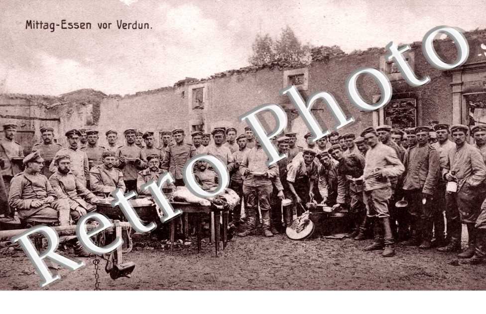 Mittag-Essen vor Verdun