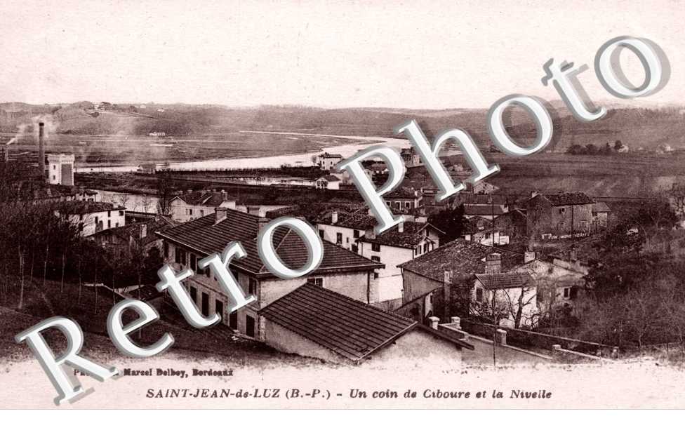 un coin de Ciboure et la Nivelle