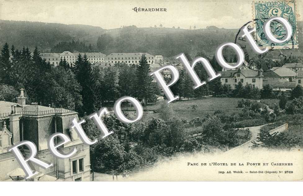 Parc de l'hotel de la poste et casernes
